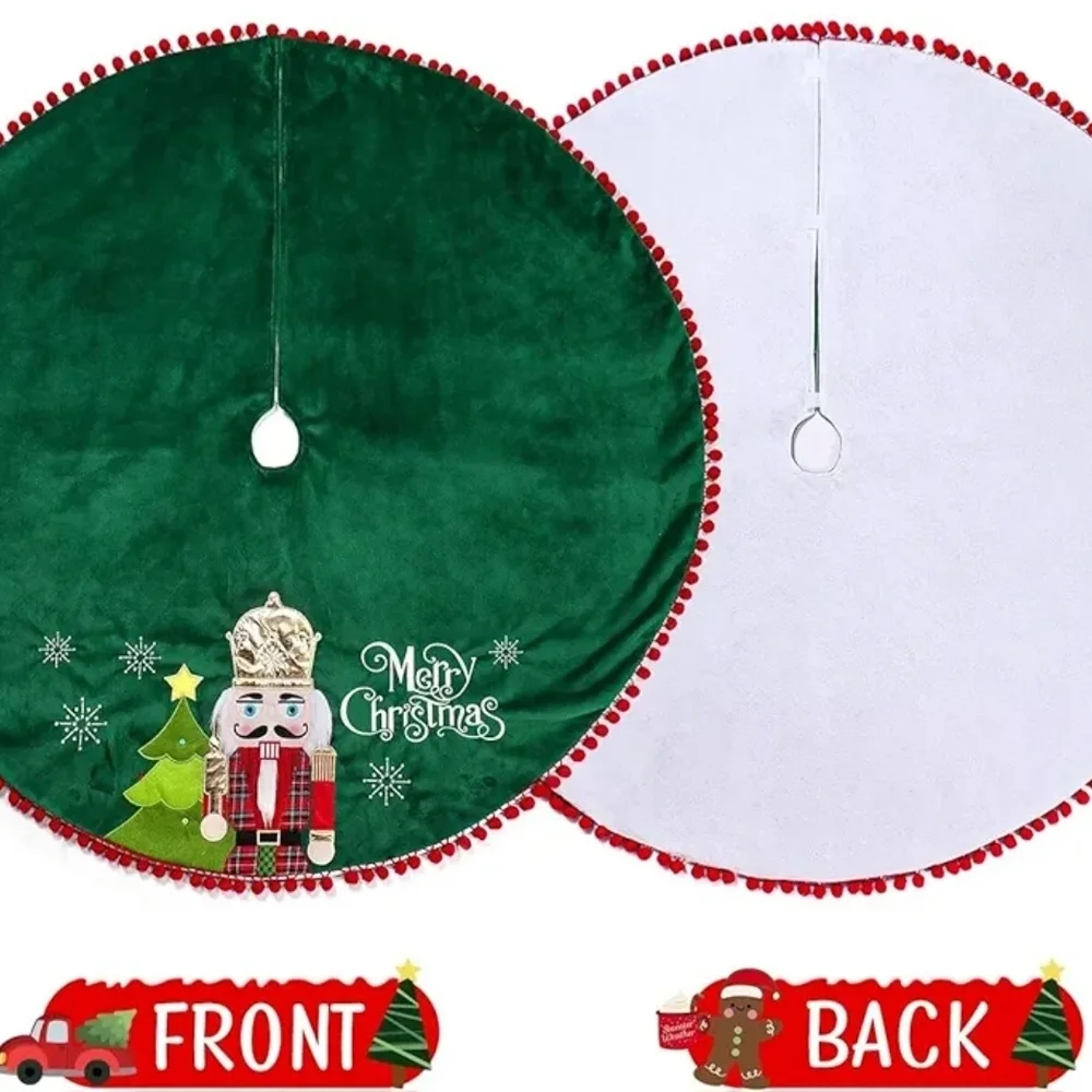 NIB 48in Nutcracker Christmas Tree Skirt - Picture 8 of 9